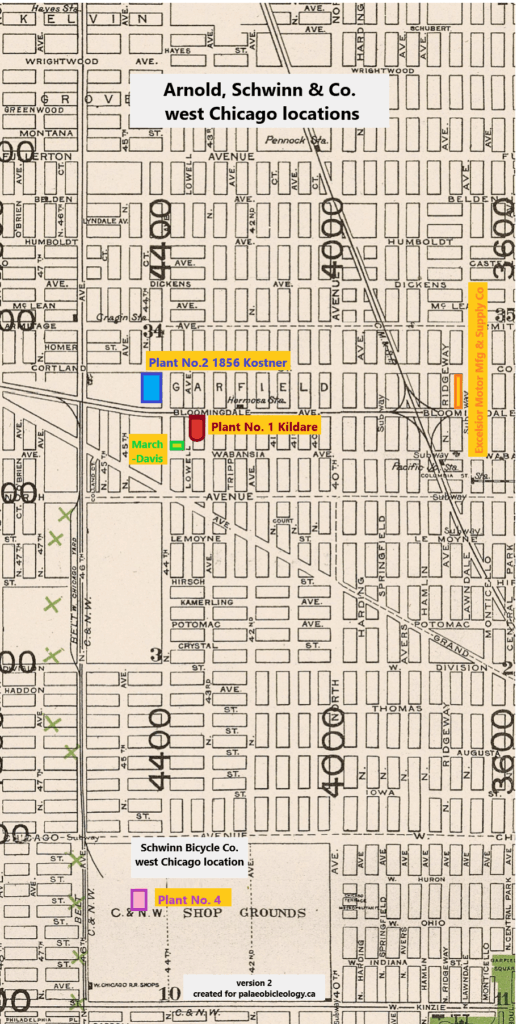 Arnold Schwinn & Co west Chicago locations