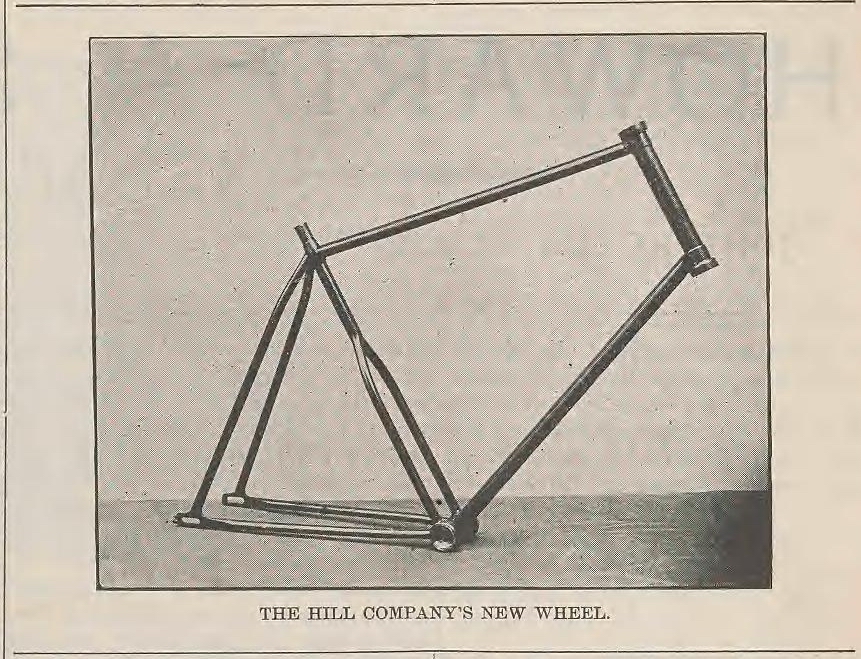 Fowler frame from Hill Cycle Mfg, 1892 November 11