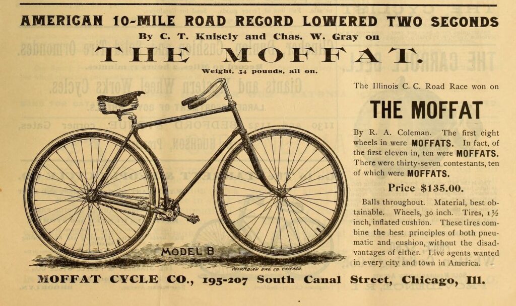 Moffat Cycle Co. advertisement